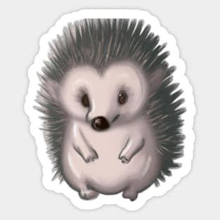 Cute Porcupine Drawing Sticker